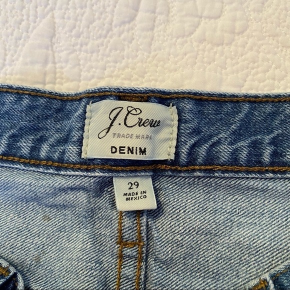 J. Crew High Rise Broken-In Boyfriend Denim Shorts - 29 - Picture 4 of 15